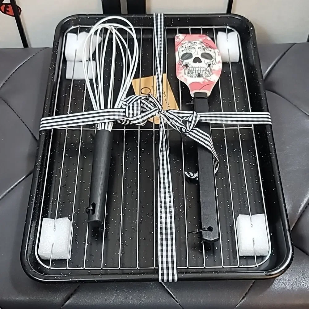 Cook with Color 4 Piece Halloween Baking set.